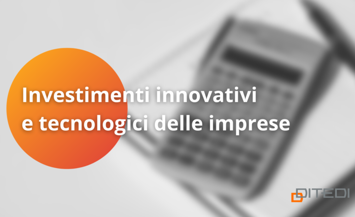 bando per gli investimenti innovativi e tecnologici